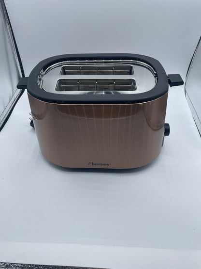 Bestron 1000W Edelstahl Toaster