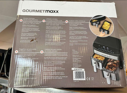 Gourmetmaxx Doppelkammer Heisluftfriteuse